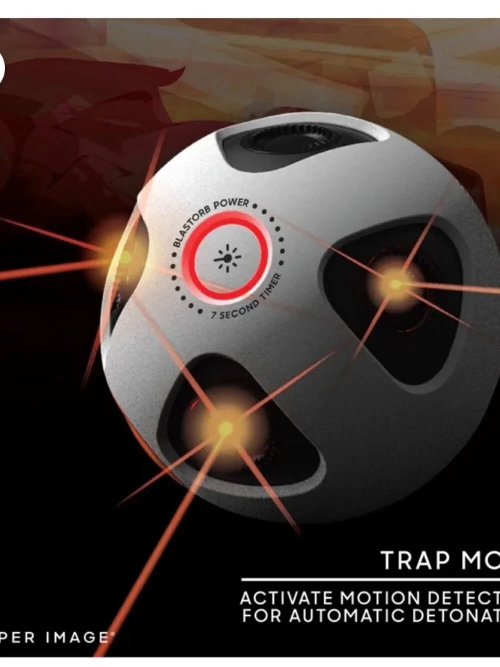 2 Sharper Image Laser Tag Blast Orb Infrared Motion Sensor Tactical NEW!